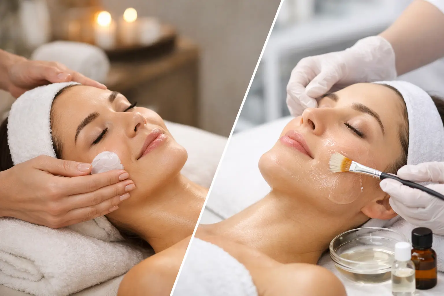 Facial vs Chemical Peel for Your Skin Goals